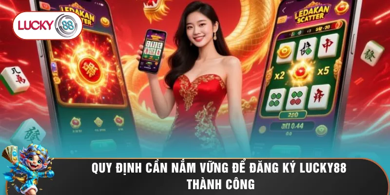 Đăng Ký LUCKY88 - Hướng Dẫn Tạo Tài Khoản Nhận Ưu Đãi 100k 1 Quy định cần nắm vững để đăng ký LUCKY88 thành công