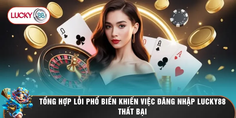 Đăng Nhập LUCKY88 - Hướng Dẫn Vào Hệ Thống Trong 30 Giây 1 Tổng hợp lỗi phổ biến khiến việc đăng nhập LUCKY88 thất bại